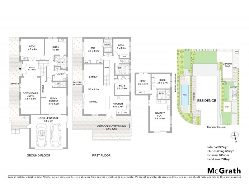 1 Blue View Crescent, Terrigal NSW 2260 Floorplan