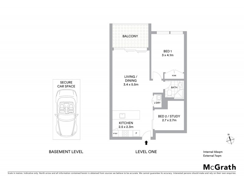 503/148A Albany Street, Point Frederick NSW 2250 Floorplan