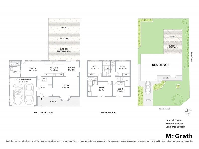 14 Talara Avenue, Bateau Bay NSW 2261 Floorplan