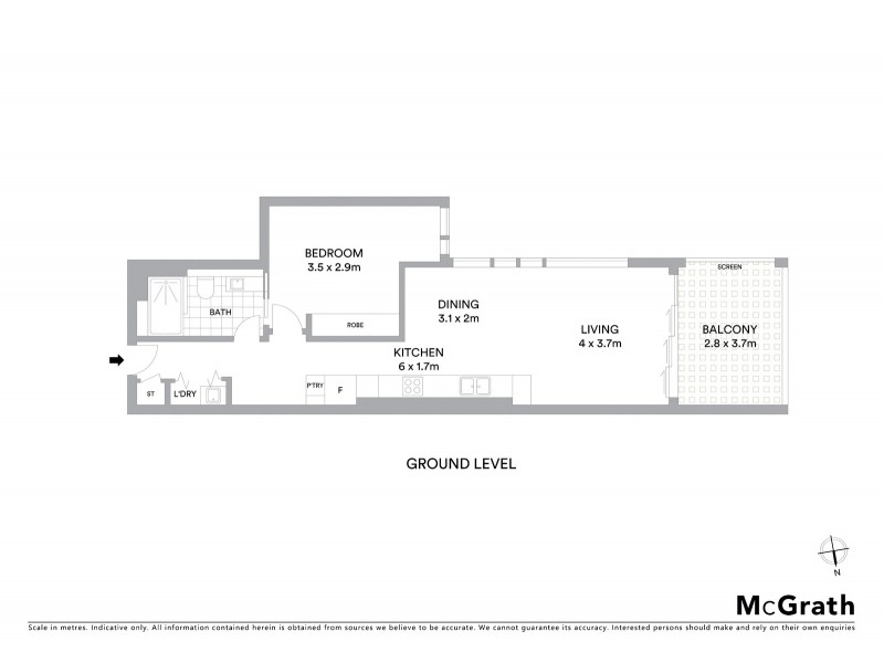 2/13 Lynn Avenue, Point Frederick NSW 2250 Floorplan