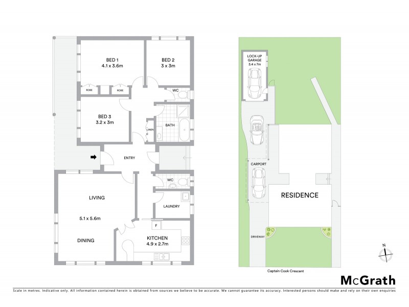 10 Captain Cook Crescent, Long Jetty NSW 2261 Floorplan