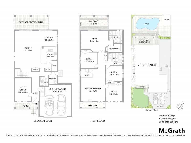 15 Benwerrin Road, Wamberal NSW 2260 Floorplan
