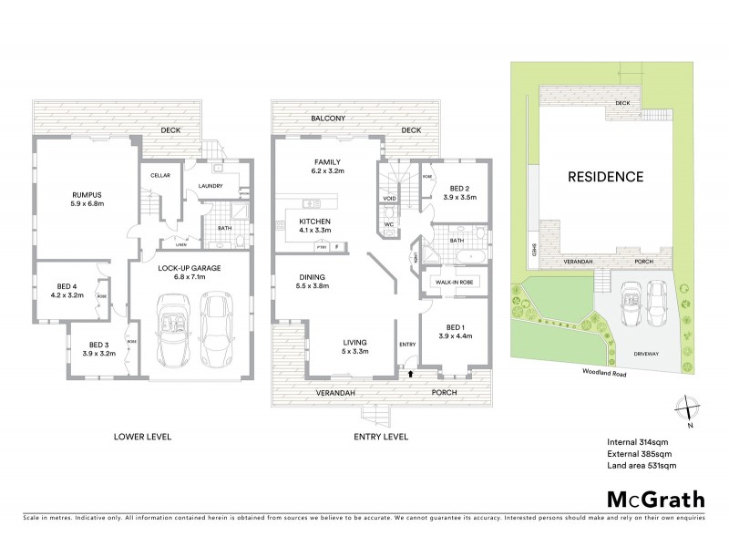 4 Woodland Road, Terrigal NSW 2260 Floorplan