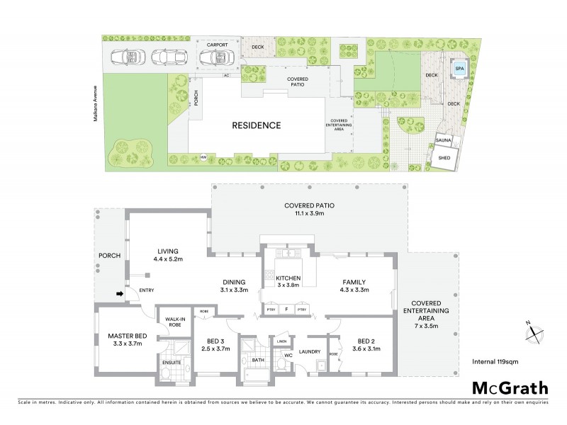 5 Malkana Avenue, Forresters Beach NSW 2260 Floorplan