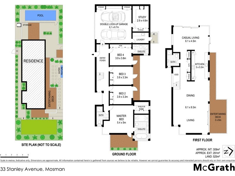 33 Stanley Avenue, Mosman NSW 2088 Floorplan
