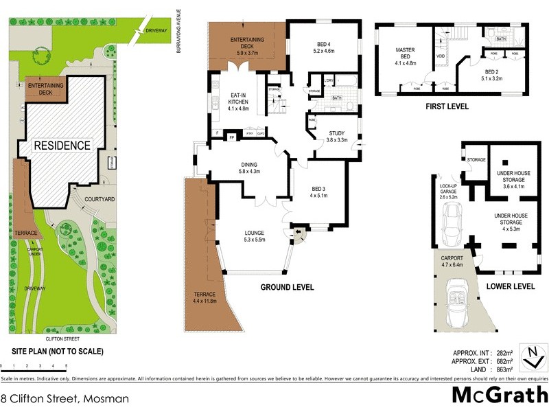 8 Clifton Street, Mosman NSW 2088 Floorplan