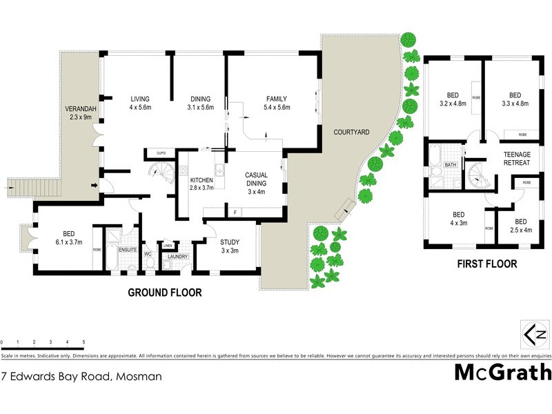 7 Edwards Bay Road, Mosman NSW 2088 Floorplan