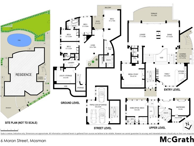 6 Moran Street, Mosman NSW 2088 Floorplan