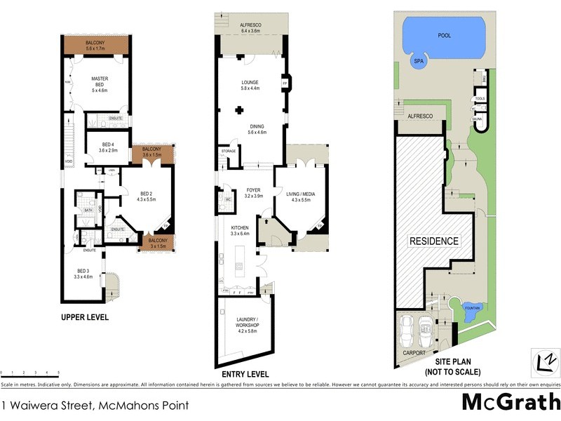 1 Waiwera Street, Mcmahons Point NSW 2060 Floorplan