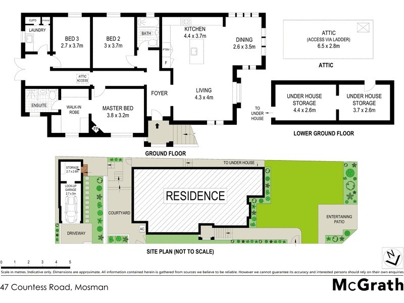 47 Countess Street, Mosman NSW 2088 Floorplan