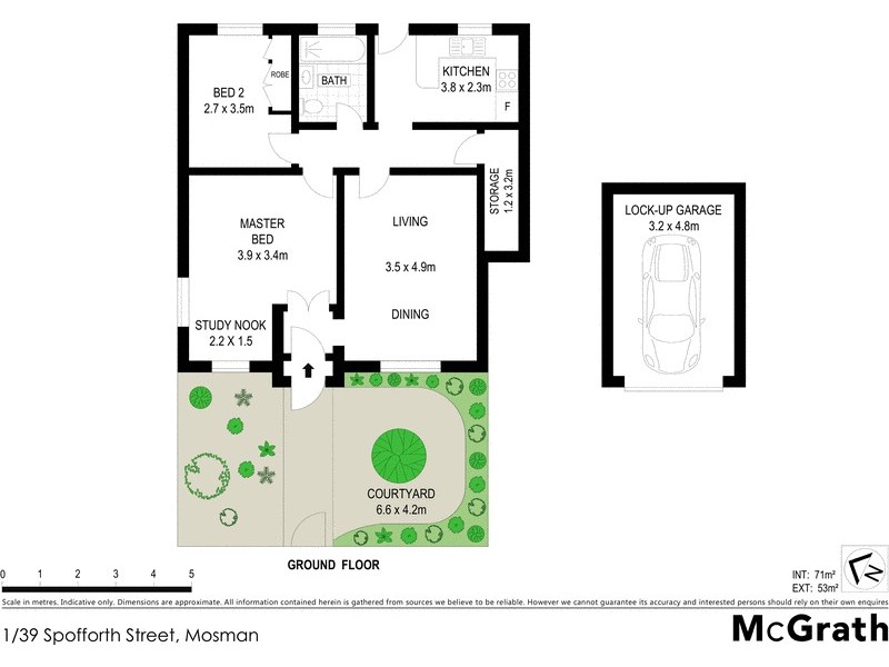 1/39 Spofforth Street, Mosman NSW 2088 Floorplan