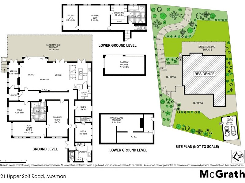 21 Upper Spit Road, Mosman NSW 2088 Floorplan