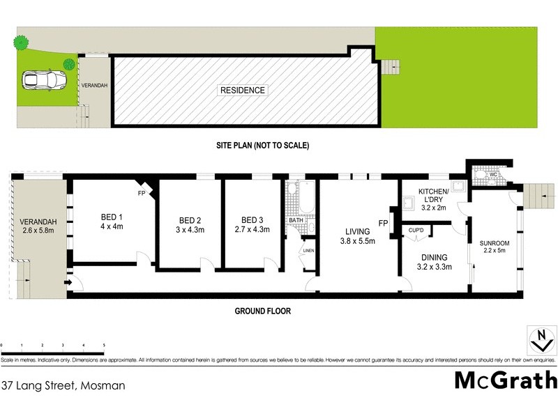 37 Lang Street, Mosman NSW 2088 Floorplan