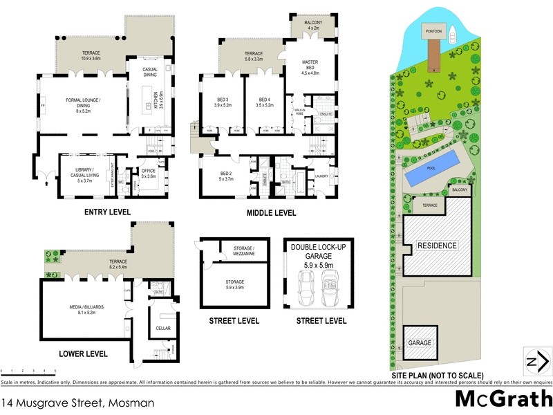 14 Musgrave Street, Mosman NSW 2088 Floorplan