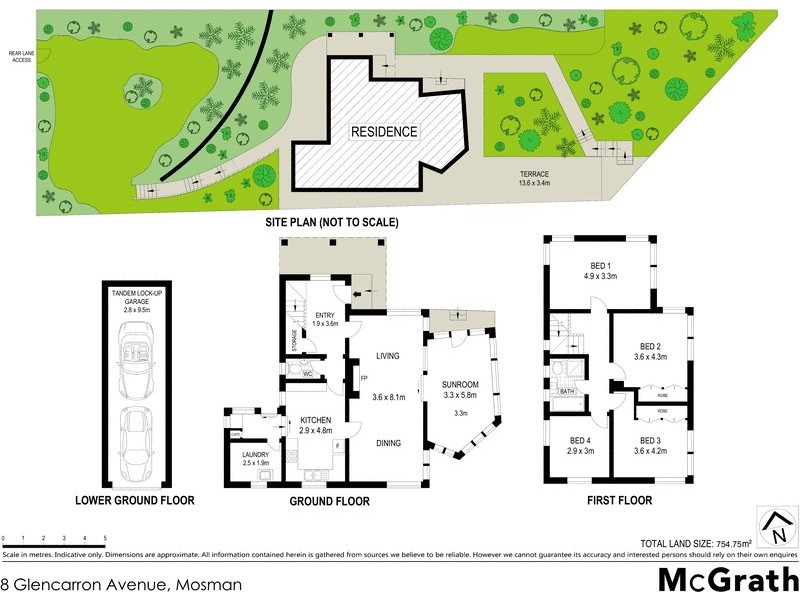 8 Glencarron Avenue, Mosman NSW 2088 Floorplan