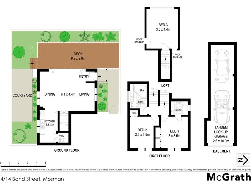 4/14 Bond Street, Mosman NSW 2088 Floorplan