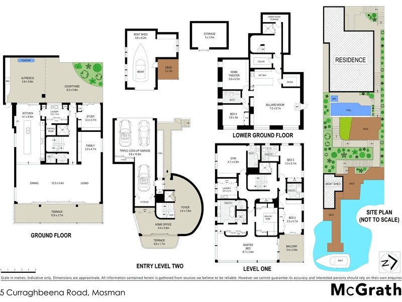 5 Curraghbeena Road, Mosman NSW 2088 Floorplan