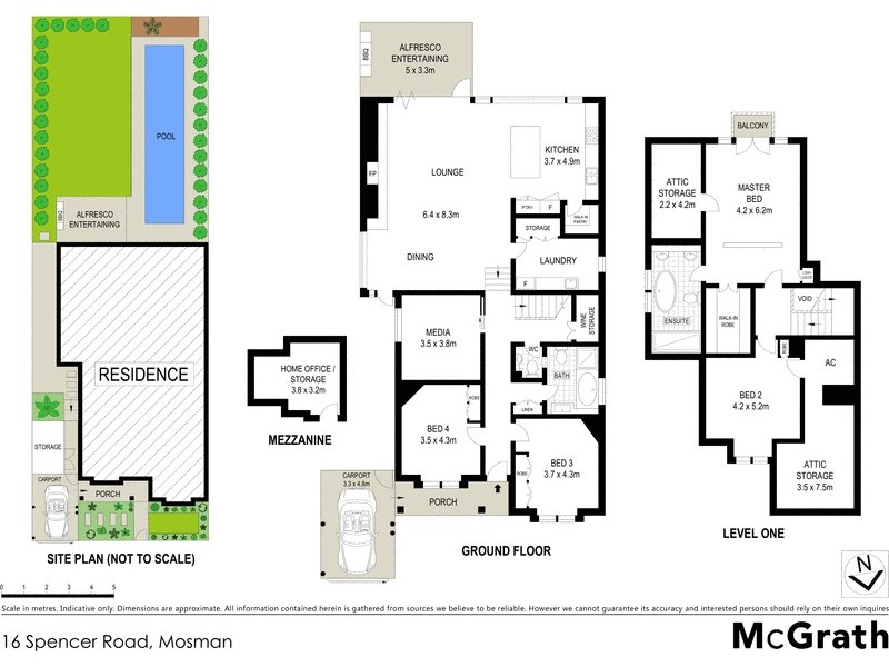 16 Spencer Road, Mosman NSW 2088 Floorplan