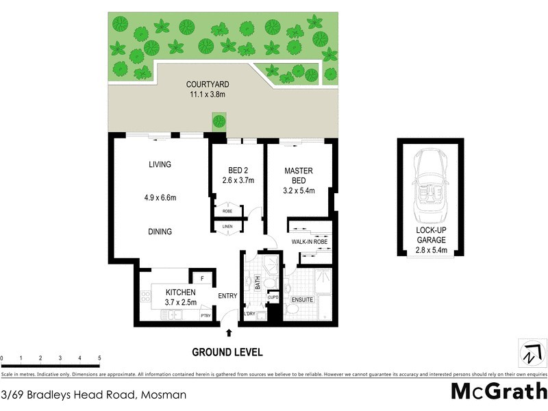 3/69 Bradleys Head Road, Mosman NSW 2088 Floorplan