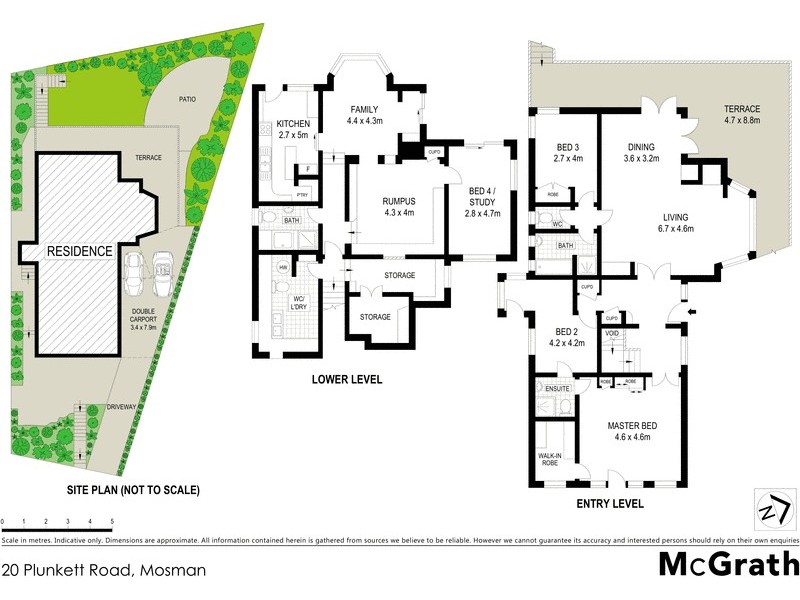 20 Plunkett Road, Mosman NSW 2088 Floorplan