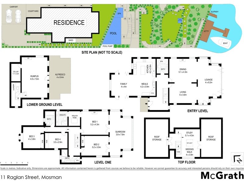 11 Raglan Street, Mosman NSW 2088 Floorplan