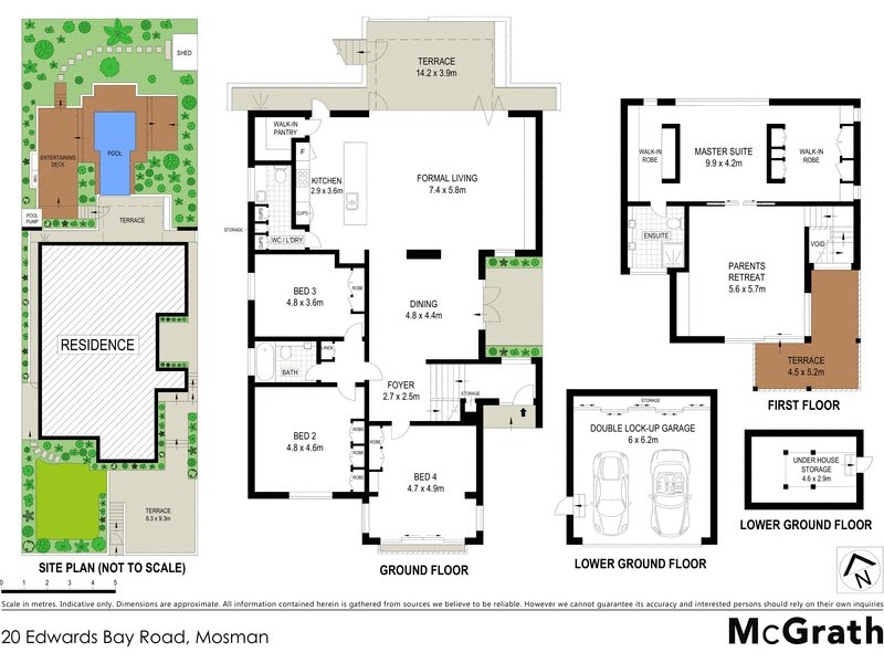 20 Edwards Bay Road, Mosman NSW 2088 Floorplan