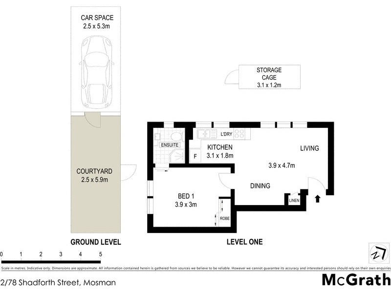 2/78 Shadforth Street, Mosman NSW 2088 Floorplan