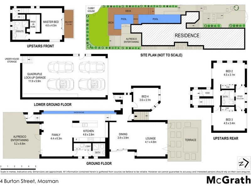 4 Burton Street, Mosman NSW 2088 Floorplan