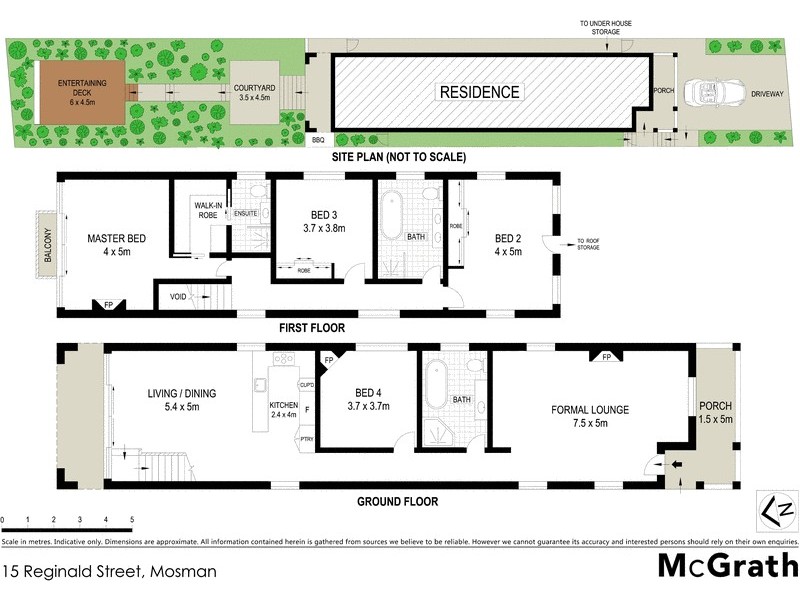 15 Reginald Street, Mosman NSW 2088 Floorplan