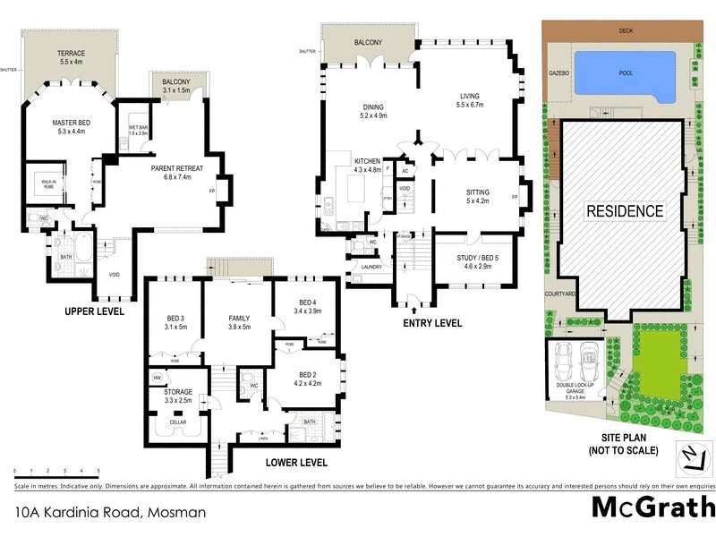 10A Kardinia Road, Mosman NSW 2088 Floorplan