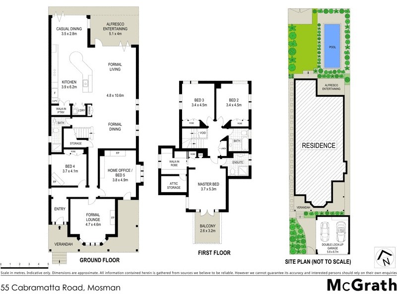 55 Cabramatta Road, Mosman NSW 2088 Floorplan