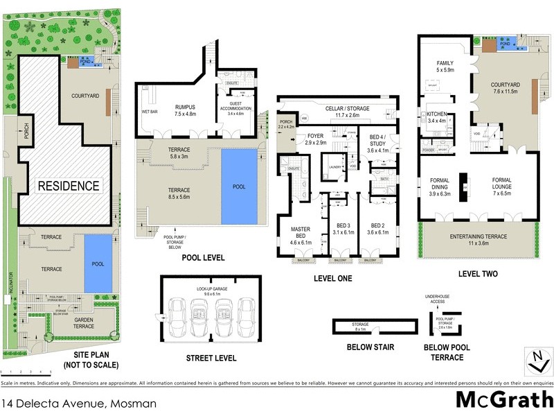 14 Delecta Avenue, Mosman NSW 2088 Floorplan