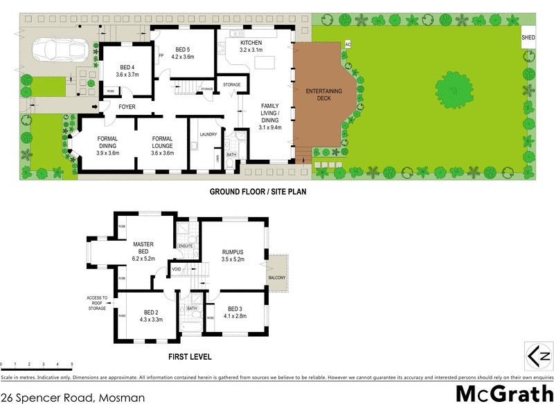 26 Spencer Road, Mosman NSW 2088 Floorplan