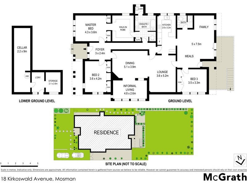 18 Kirkoswald Avenue, Mosman NSW 2088 Floorplan