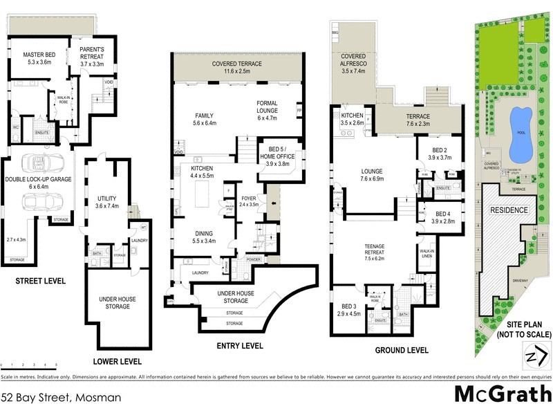 52 Bay Street, Mosman NSW 2088 Floorplan
