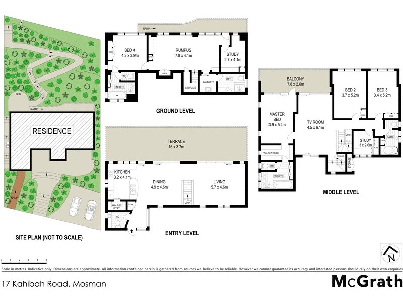 17 Kahibah Road, Mosman NSW 2088 Floorplan