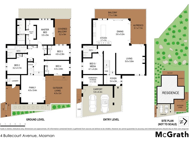 4 Bullecourt Avenue, Mosman NSW 2088 Floorplan