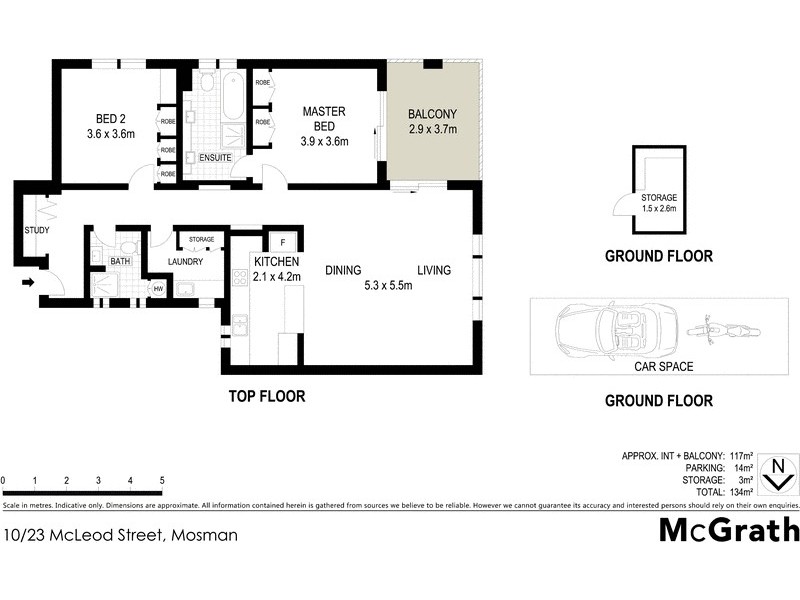 10/23 McLeod Street, Mosman NSW 2088 Floorplan