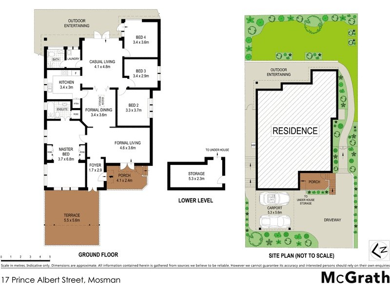 17 Prince Albert Street, Mosman NSW 2088 Floorplan