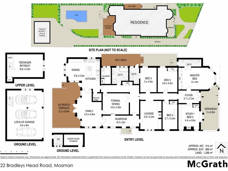 22 Bradleys Head Road, Mosman NSW 2088 Floorplan