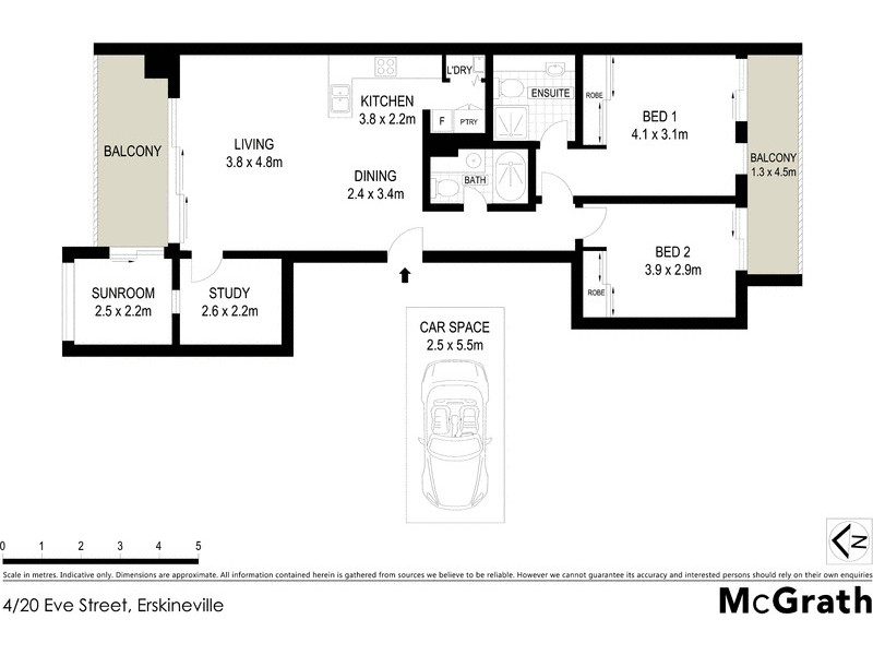 4/20 Eve Street, Erskineville NSW 2043 Floorplan