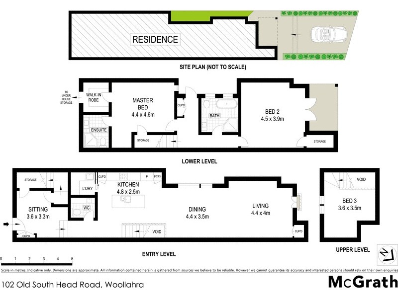 102 Old South Head Road, Woollahra NSW 2025 Floorplan