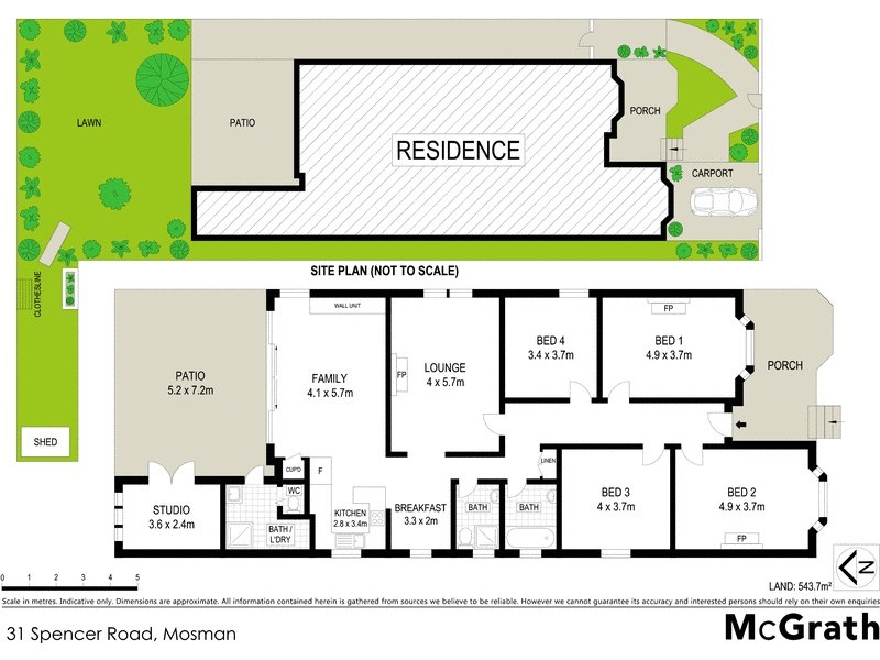 31 Spencer Road, Mosman NSW 2088 Floorplan