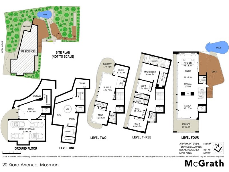 20 Kiora Avenue, Mosman NSW 2088 Floorplan