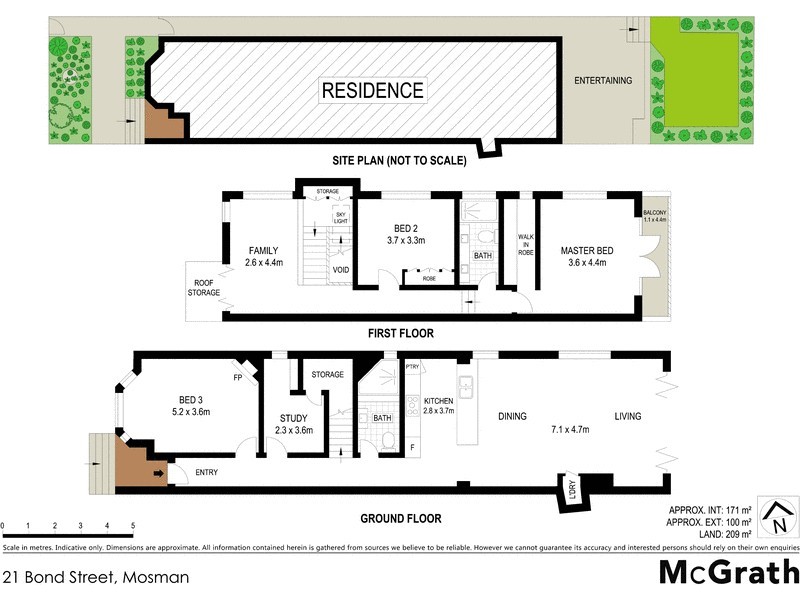 21 Bond Street, Mosman NSW 2088 Floorplan