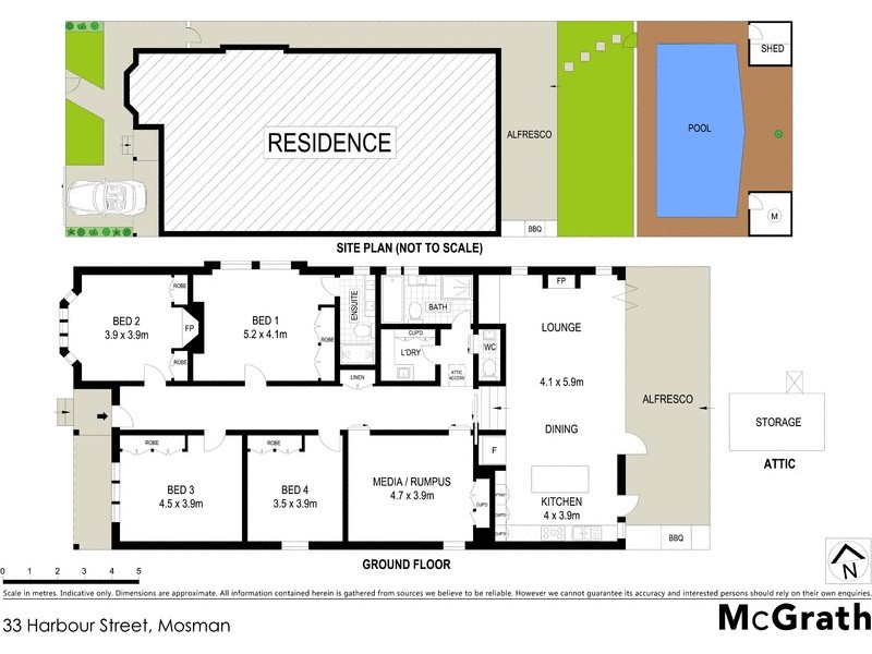 33 Harbour Street, Mosman NSW 2088 Floorplan