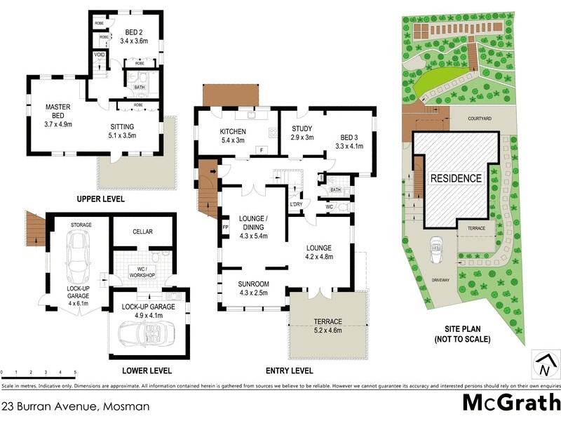 23 Burran Avenue, Mosman NSW 2088 Floorplan