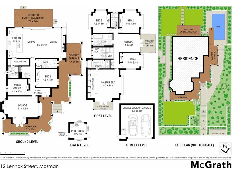 12 Lennox Street, Mosman NSW 2088 Floorplan