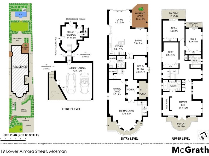 19 Lower Almora Street, Mosman NSW 2088 Floorplan