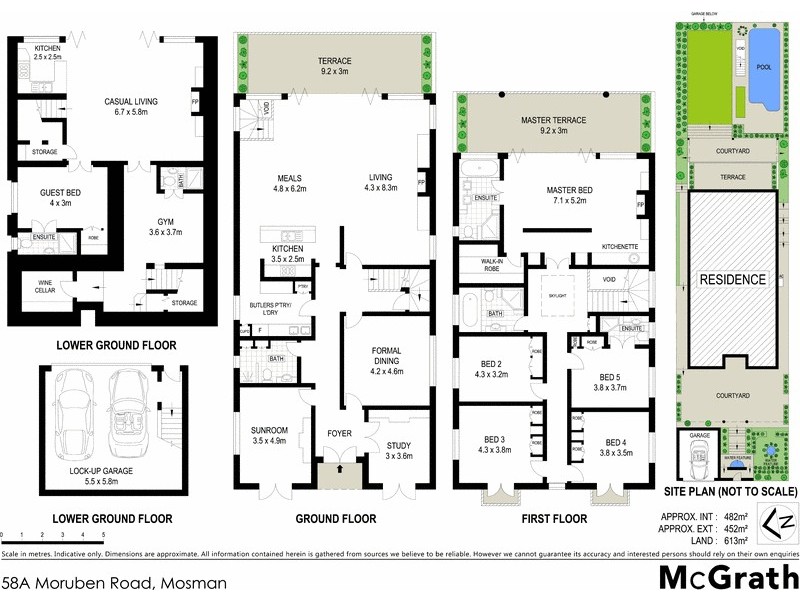 58A Moruben Road, Mosman NSW 2088 Floorplan